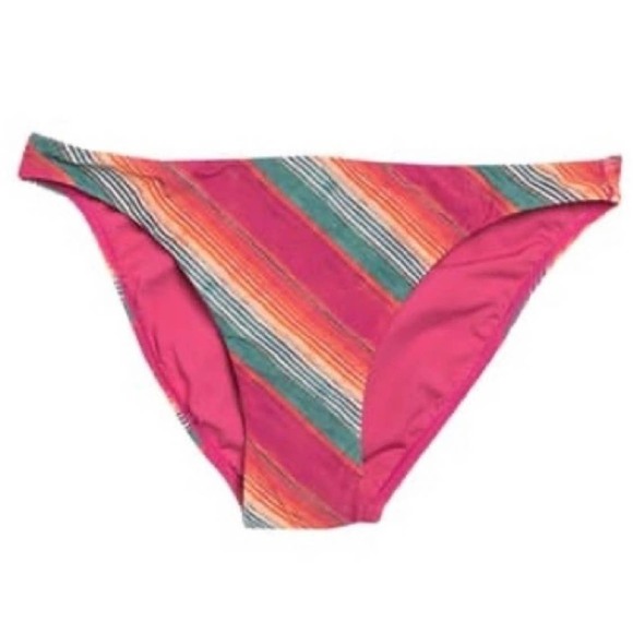 VIX Bliss Basic Striped Bikini Bottom In Multi Classic Women's Size L NWOT - Picture 1 of 11